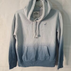 Hollister Blue Ombre Hoodie Sweatshirt Size XXS